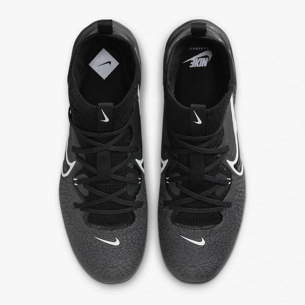 Nike Alpha Huarache NXT Men's Baseball Cleats Black Smoke Grey White 8.5 - Picture 4 of 11